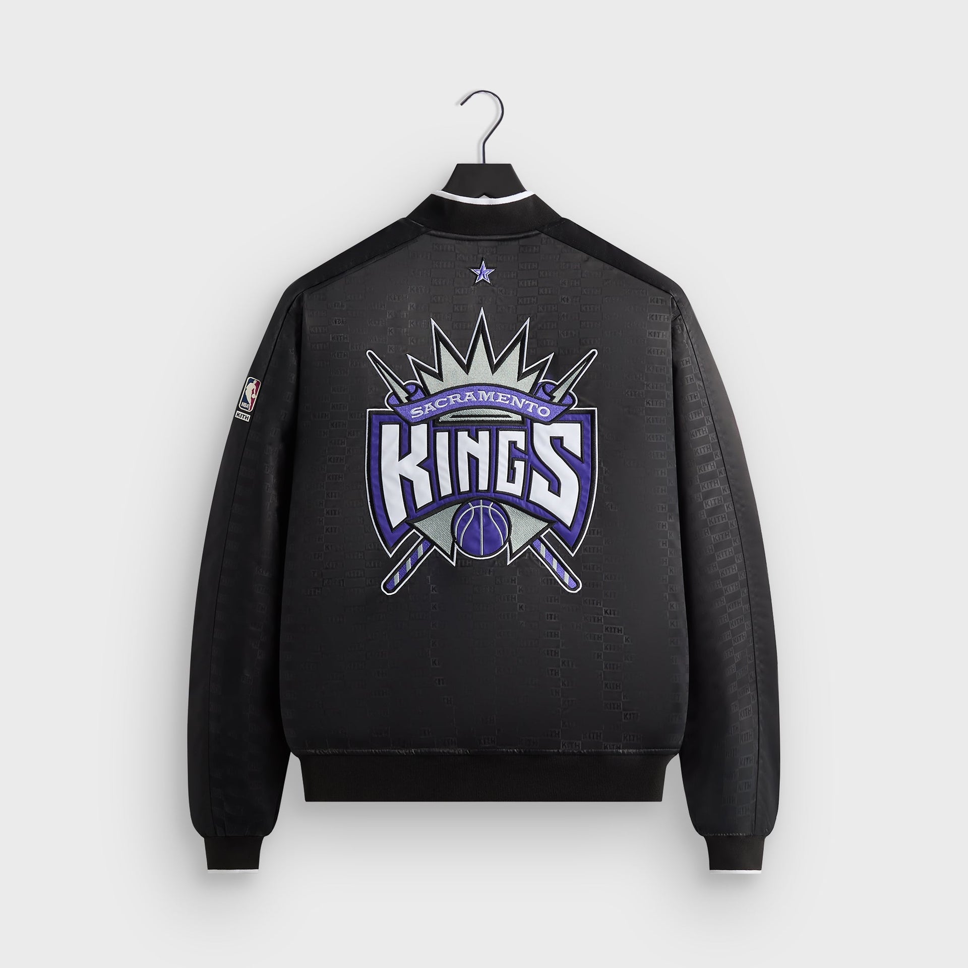 Kith for NBA All-Star Sacramento Kings Bomber Jacket - Black - PH