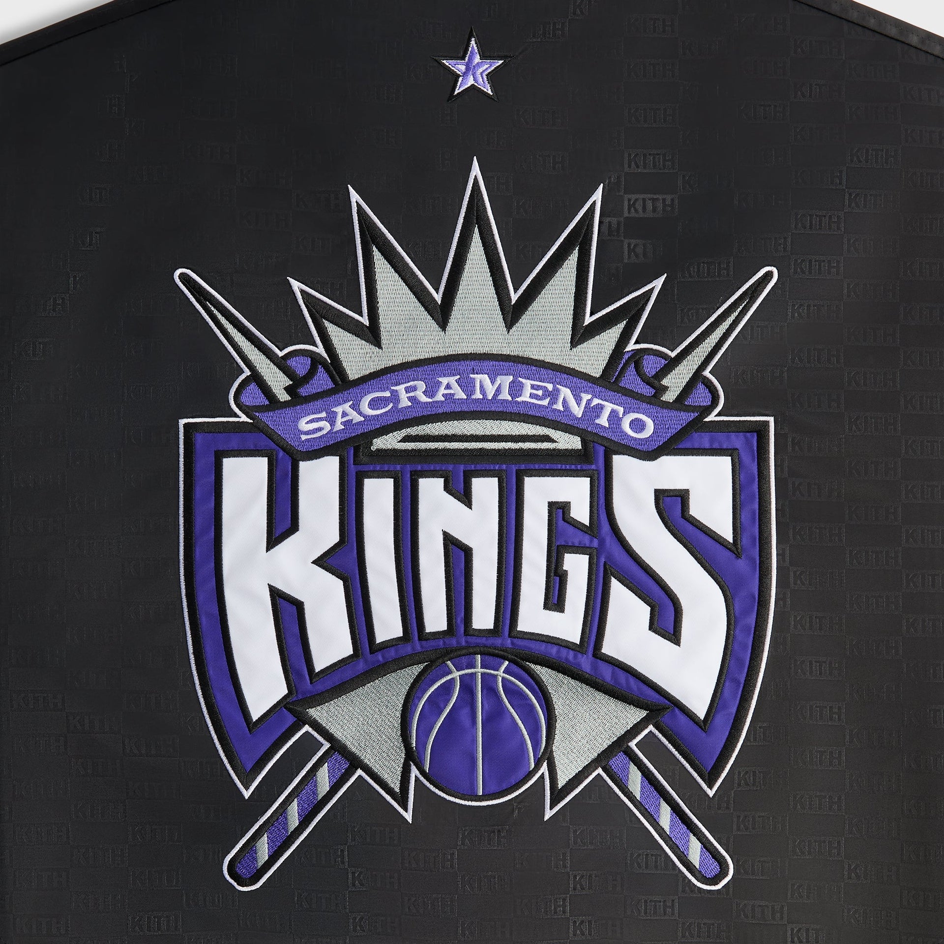 Kith for NBA All-Star Sacramento Kings Bomber Jacket - Black - PH
