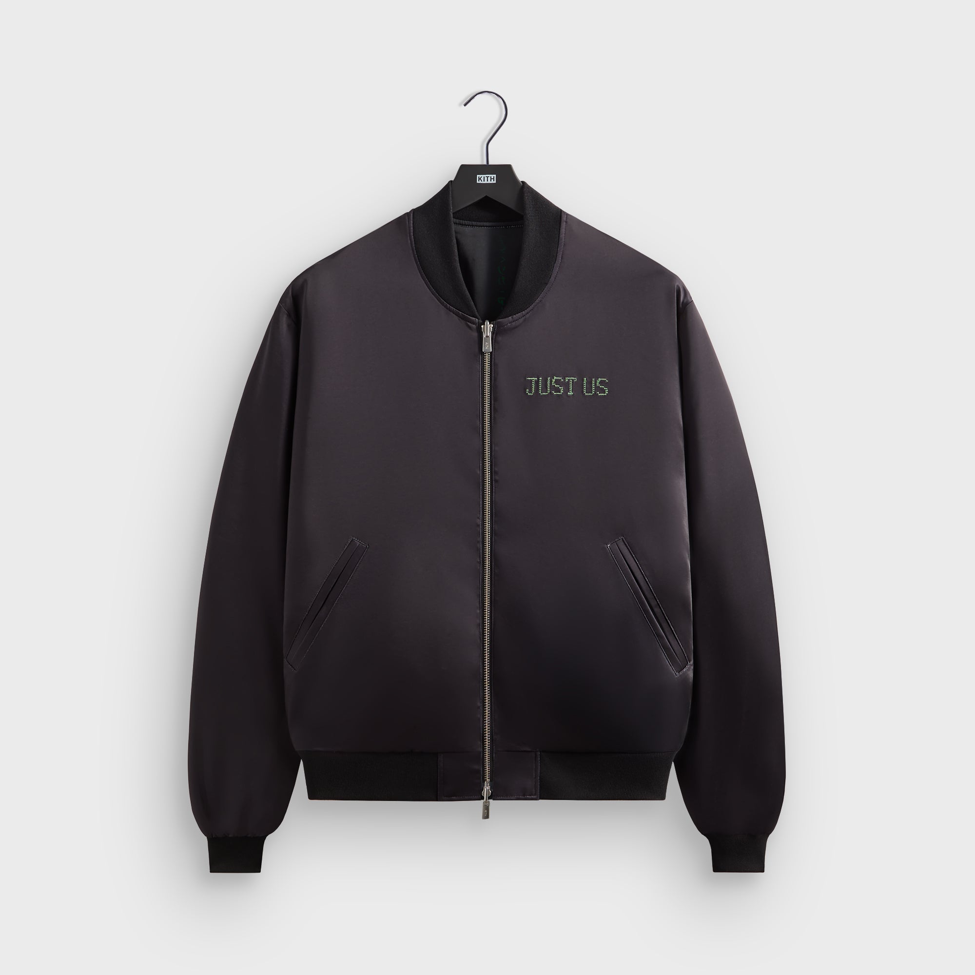 Kith for The Matrix Vance Satin Bomber Jacket - Black – Kith Europe