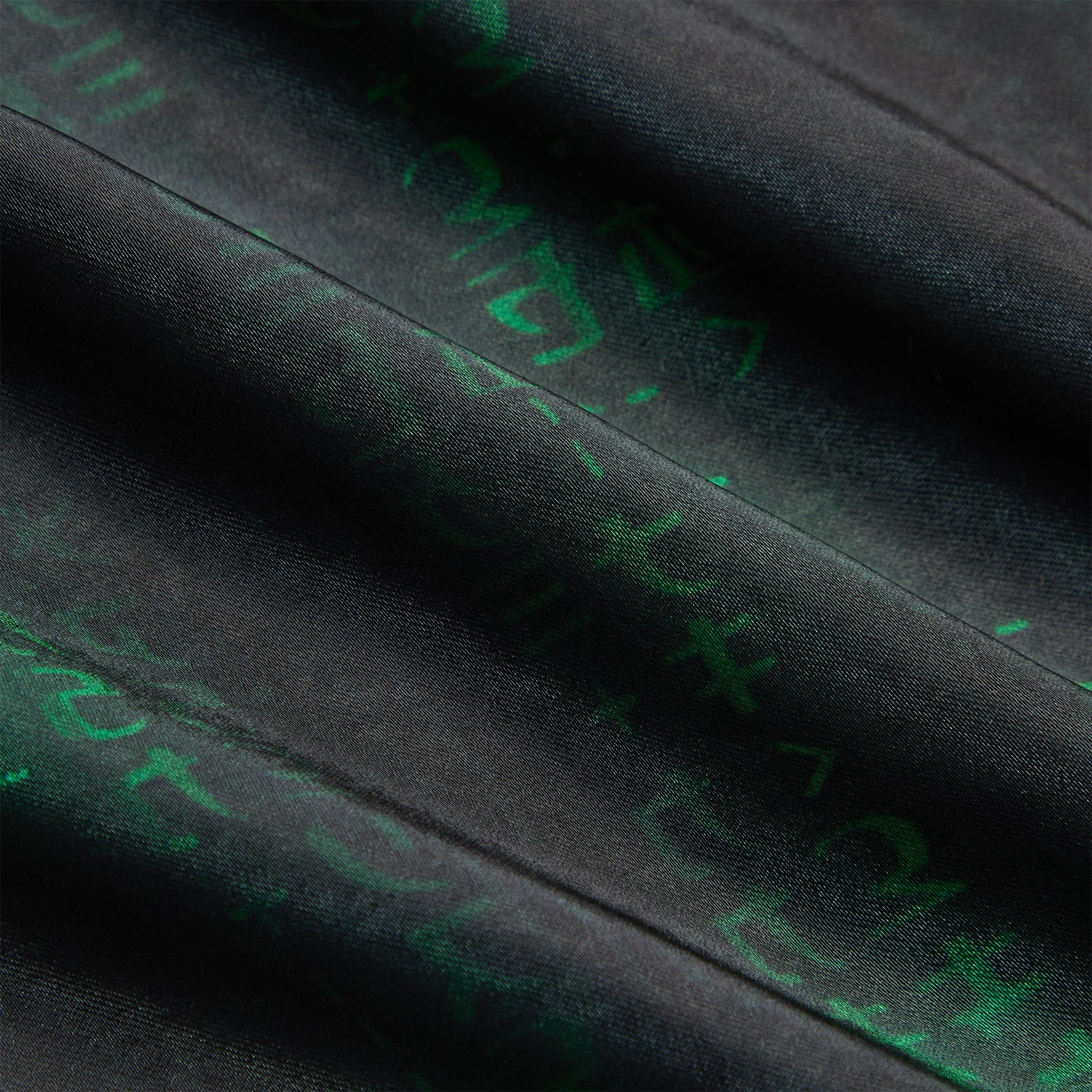 Kith for The Matrix Vance Satin Bomber Jacket - Black