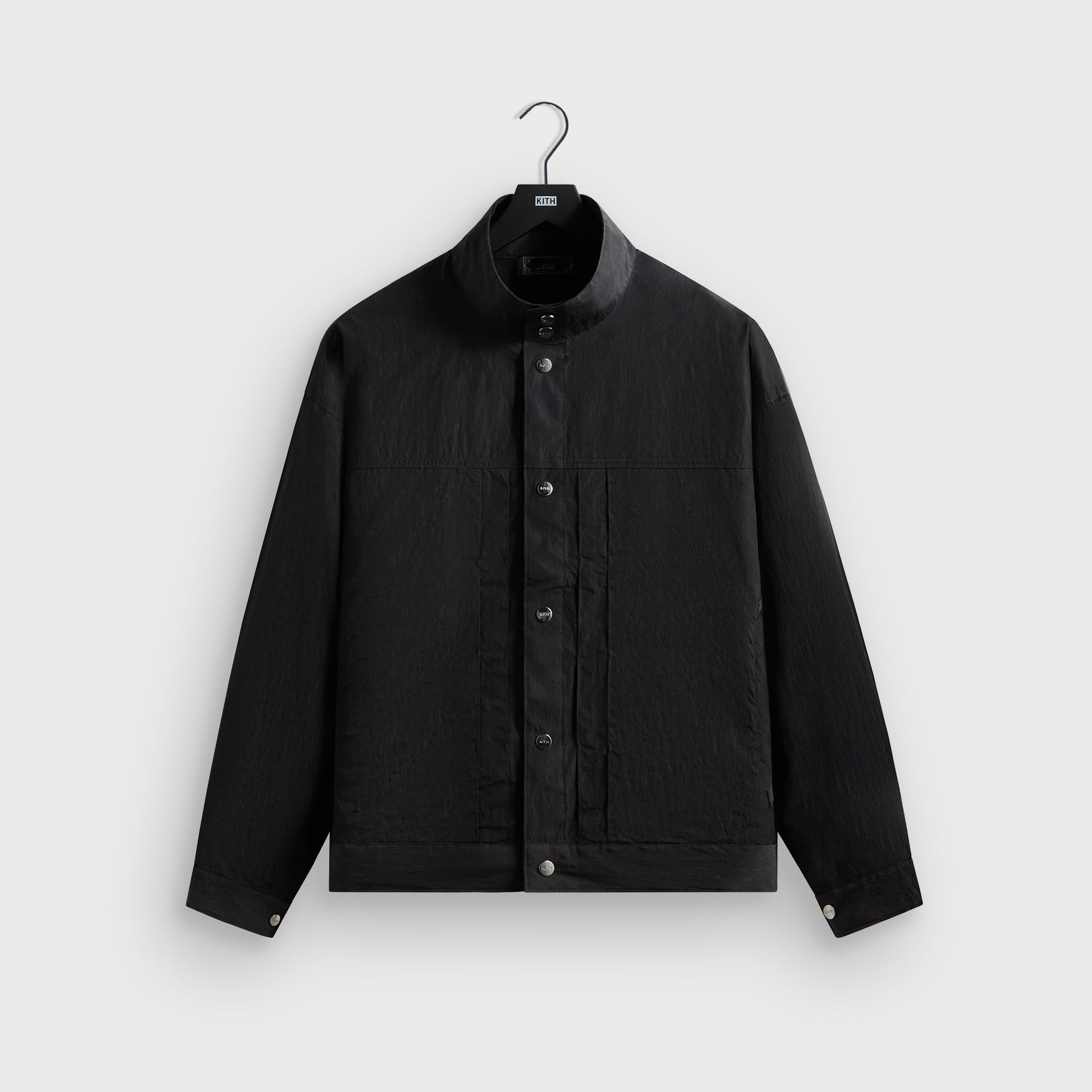 Kith Garment Dyed Wrinkle Nylon Alonzo Tech Jacket - Thunder