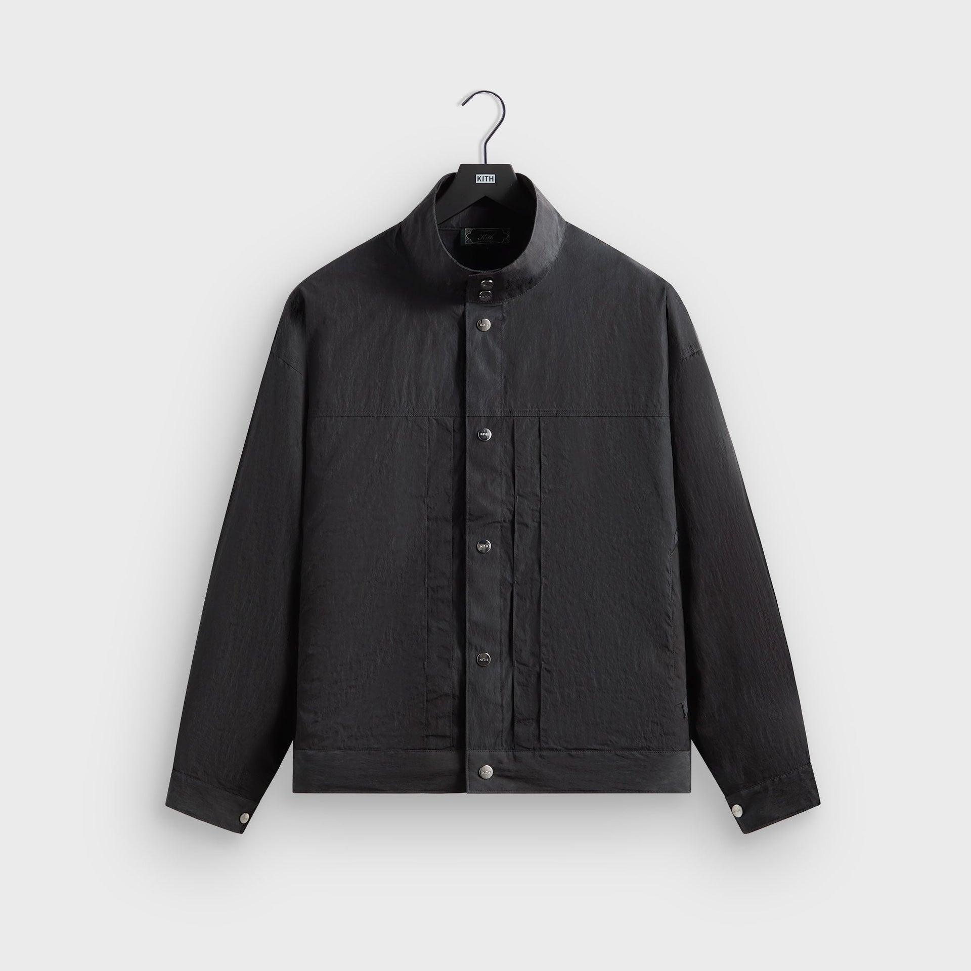 Kith Garment Dyed Wrinkle Nylon Alonzo Tech Jacket - Thunder