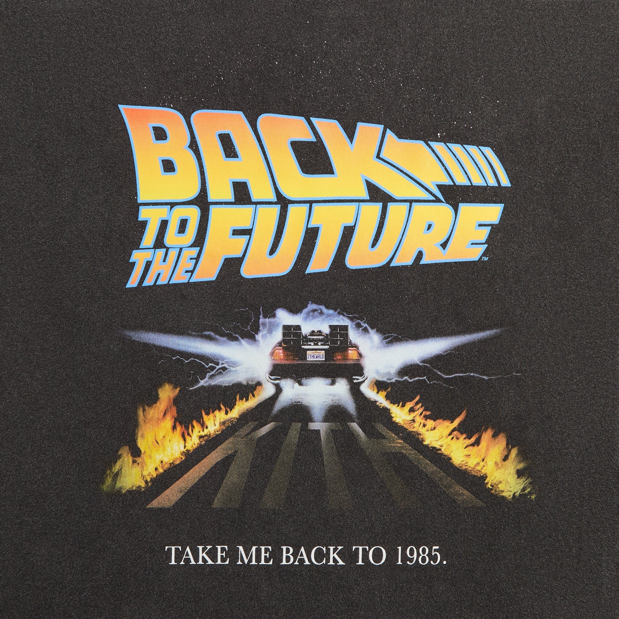 トップス Kith Back to the Future Back to 1985Tee Kith for Back to the Future Back to 1985 Vintage Tee - Black