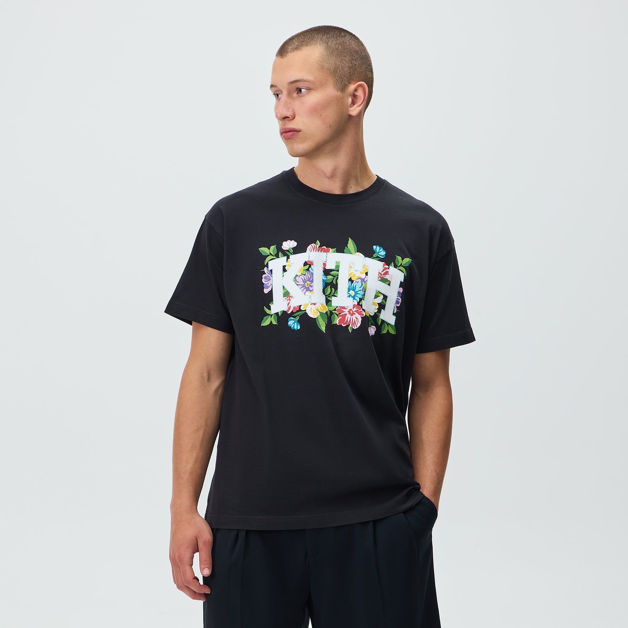 Kith Floral Arch Tee - Black – Kith Europe