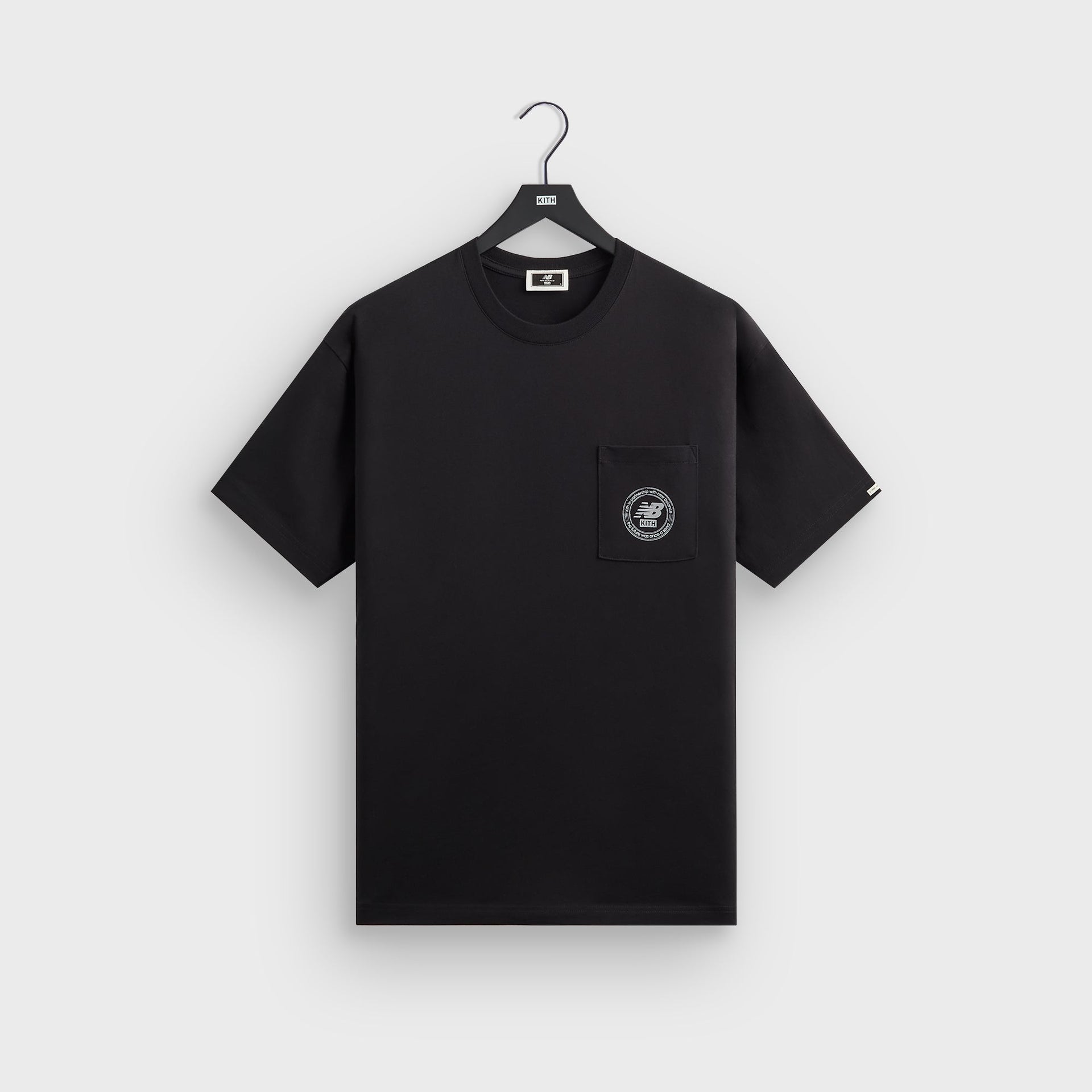 Kith & New Balance Crest Pocket Tee - Black