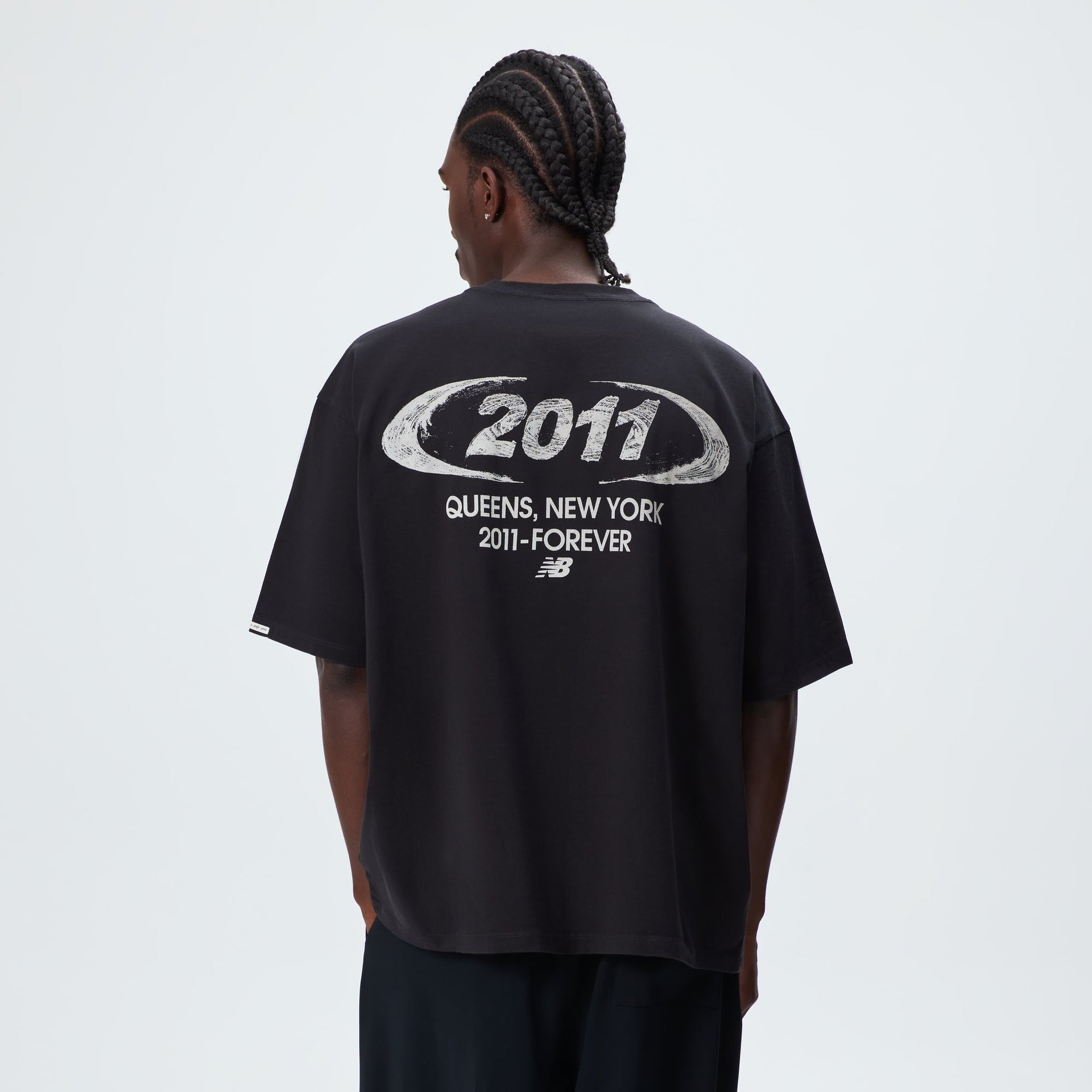 Kith & New Balance 2011 Woodblock Jones Tee - Black - PH