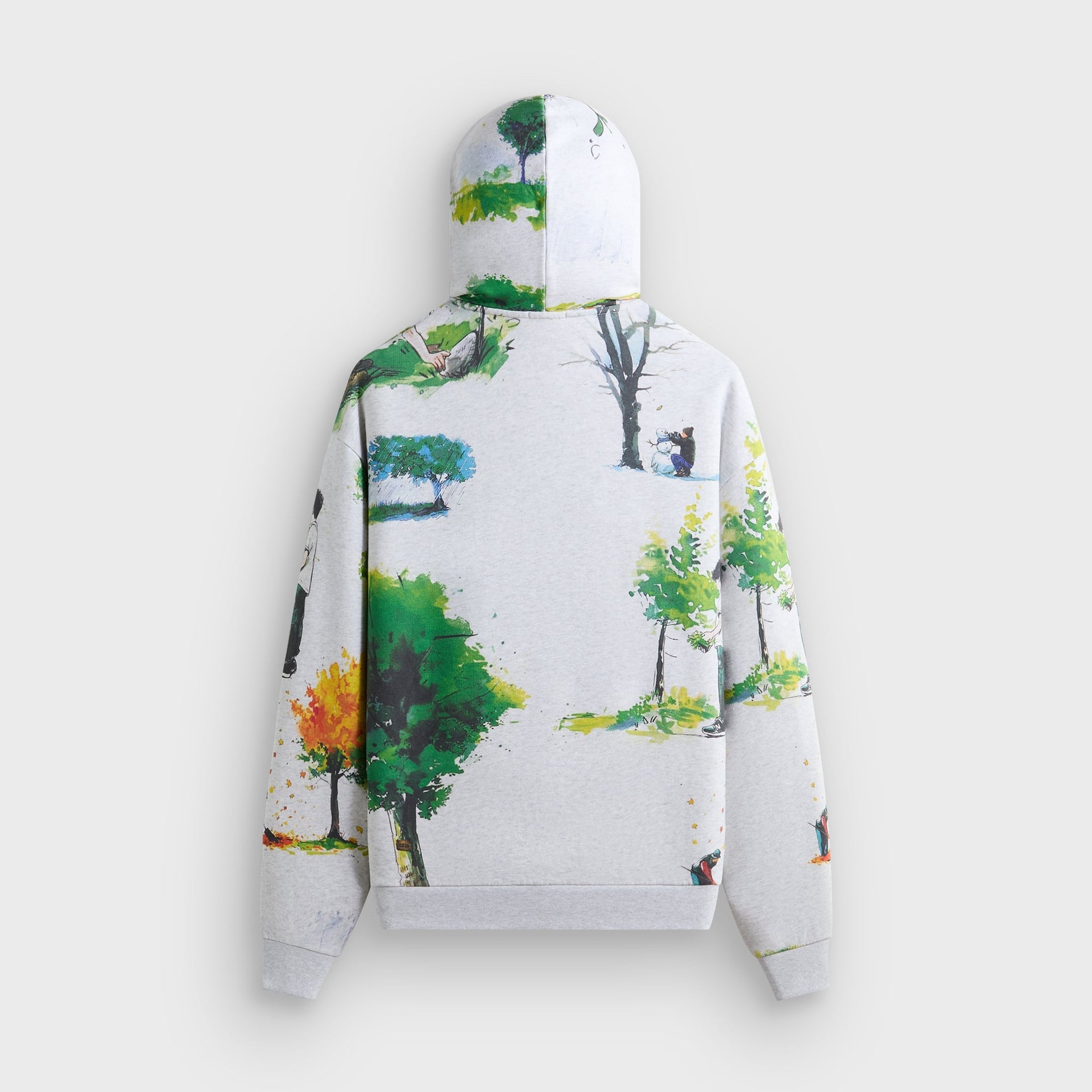 Kith & New Balance Watercolor Nelson Hoodie - Light Heather Grey - PH