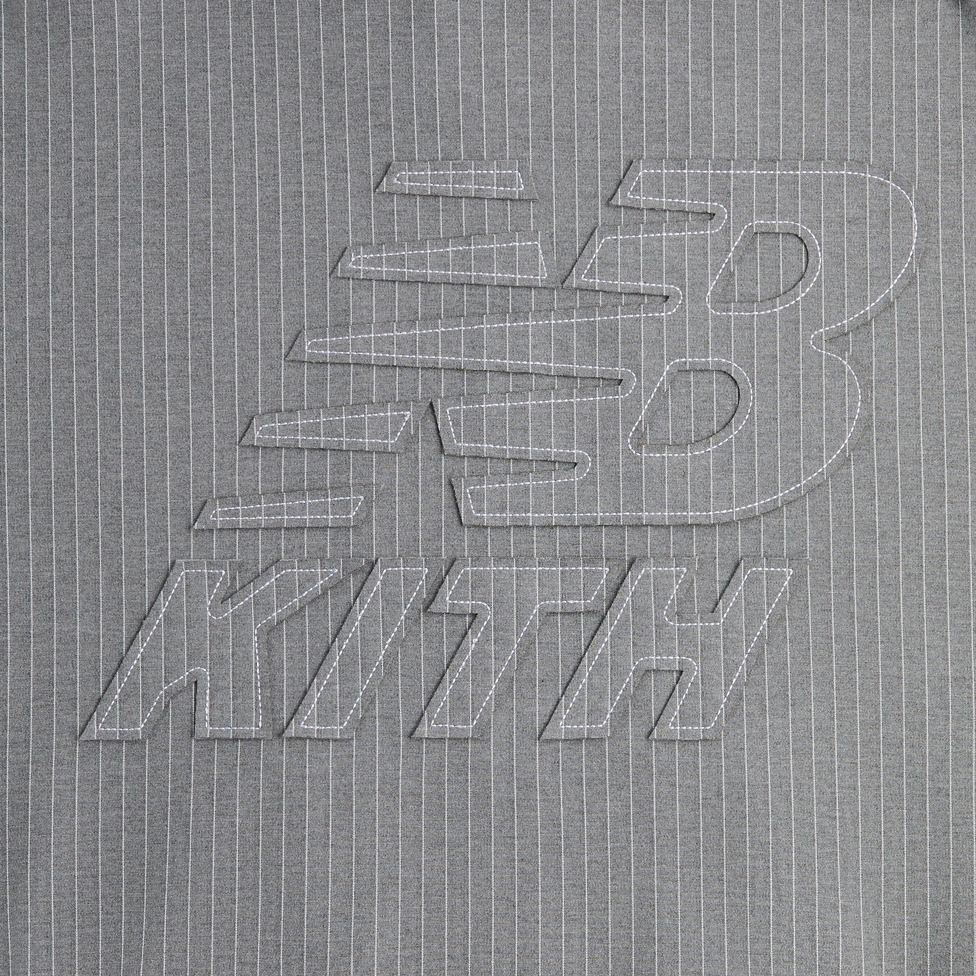 Kith & New Balance Pinstripe Braxton Zip Hoodie - Smoke - PH