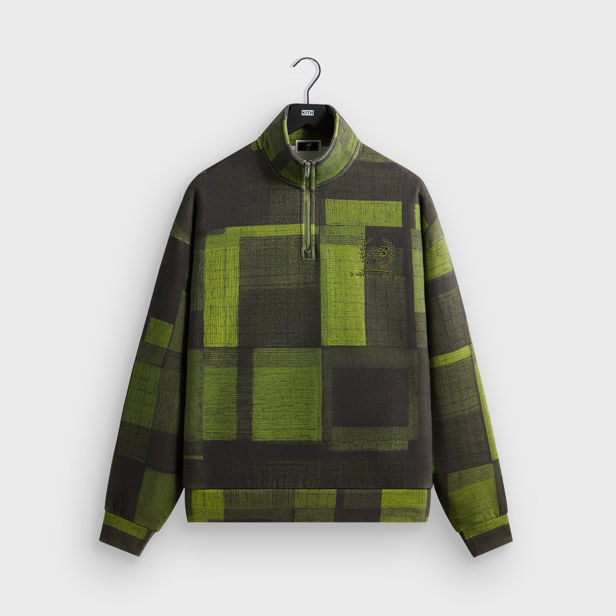 Kith & New Balance Woodblock Nelson Quarter Zip - Calliste – Kith