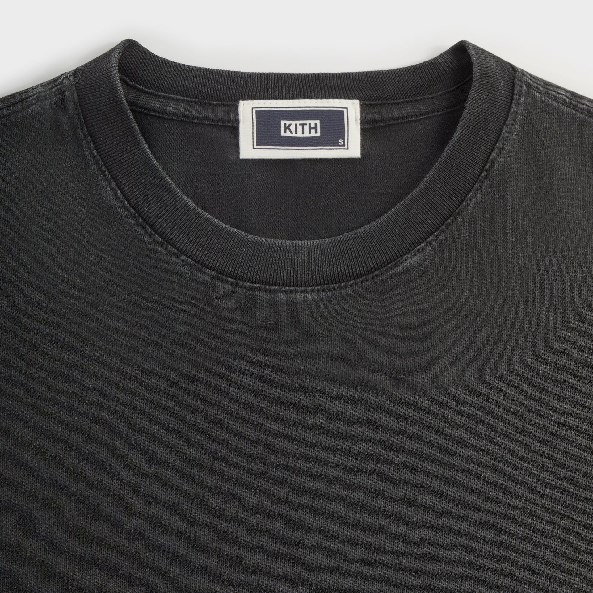 Kith Long Sleeve Vintage Tee in Black