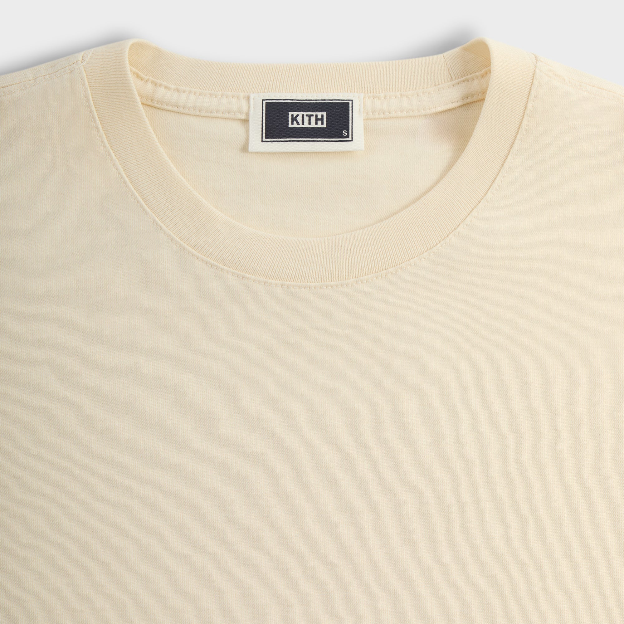 Kith Long Sleeve Vintage Wash Tee - Sandrift – Kith Europe
