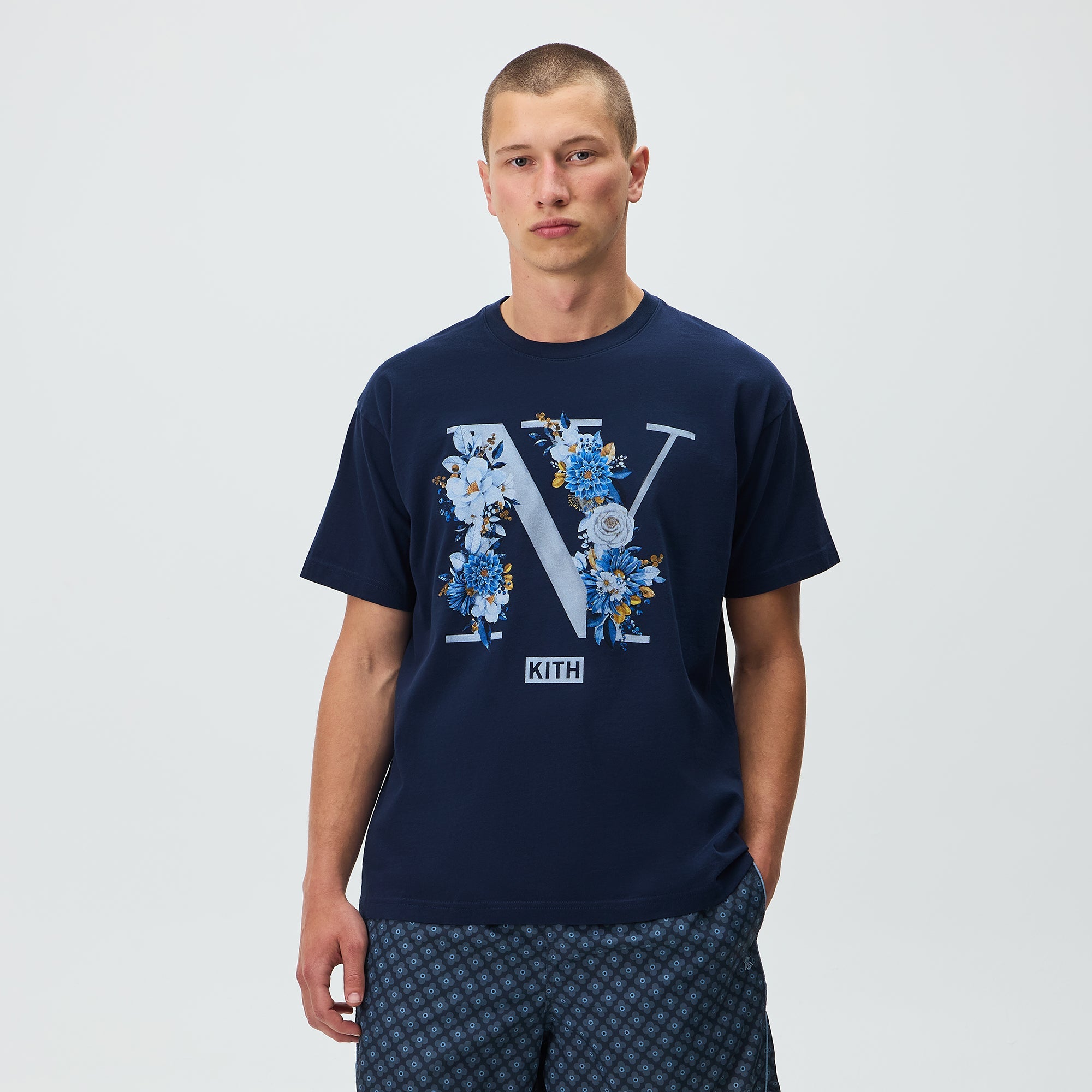 Kith Floral NY Tee - Nocturnal – Kith Europe