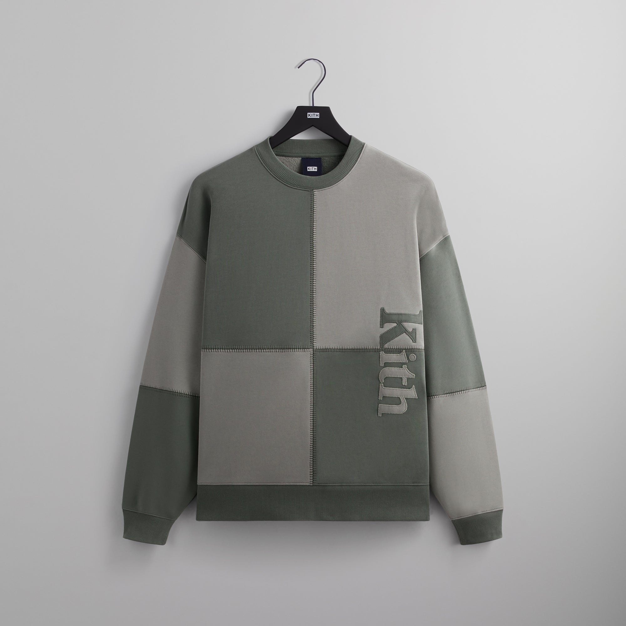 Kith Multi Panelled Nelson Crewneck - Haze – Kith Europe