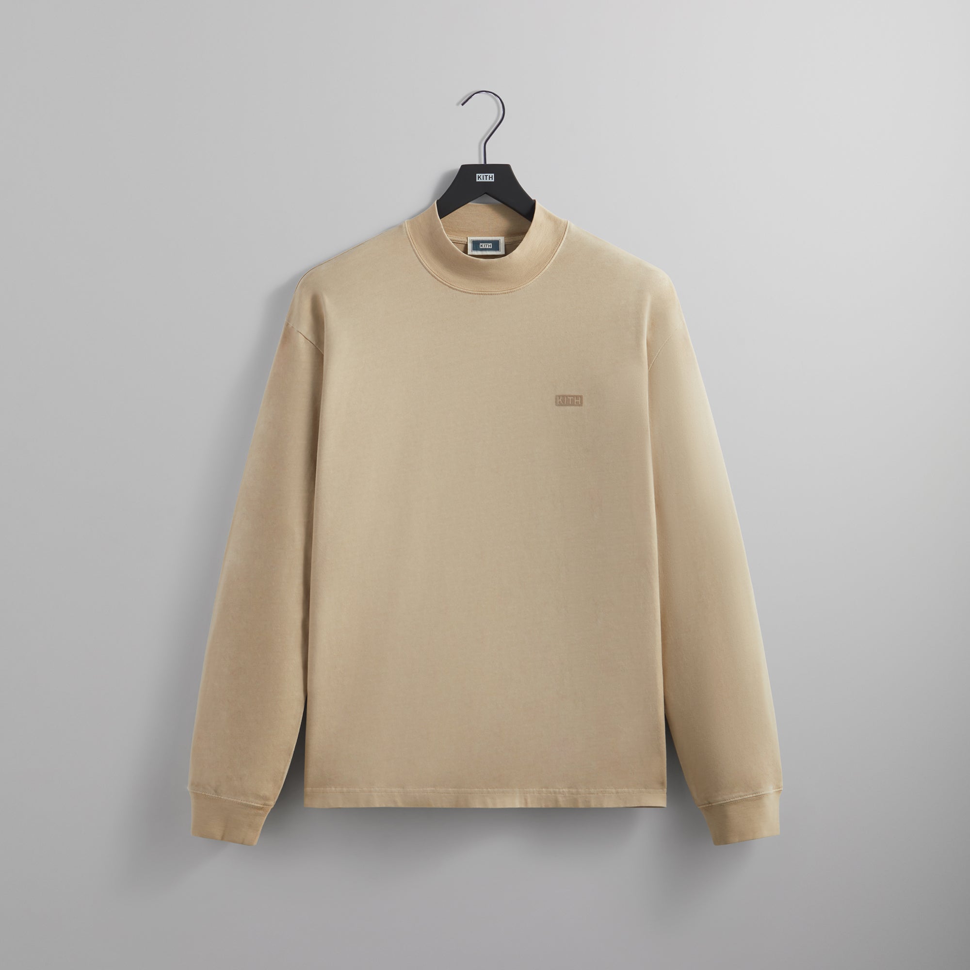 Kith Long Sleeve Mock Neck LAX Tee - Canvas – Kith Europe