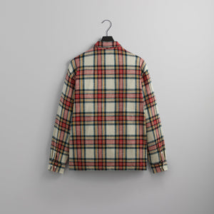 Kith Plaid Boxy Collared Overshirt - Fame