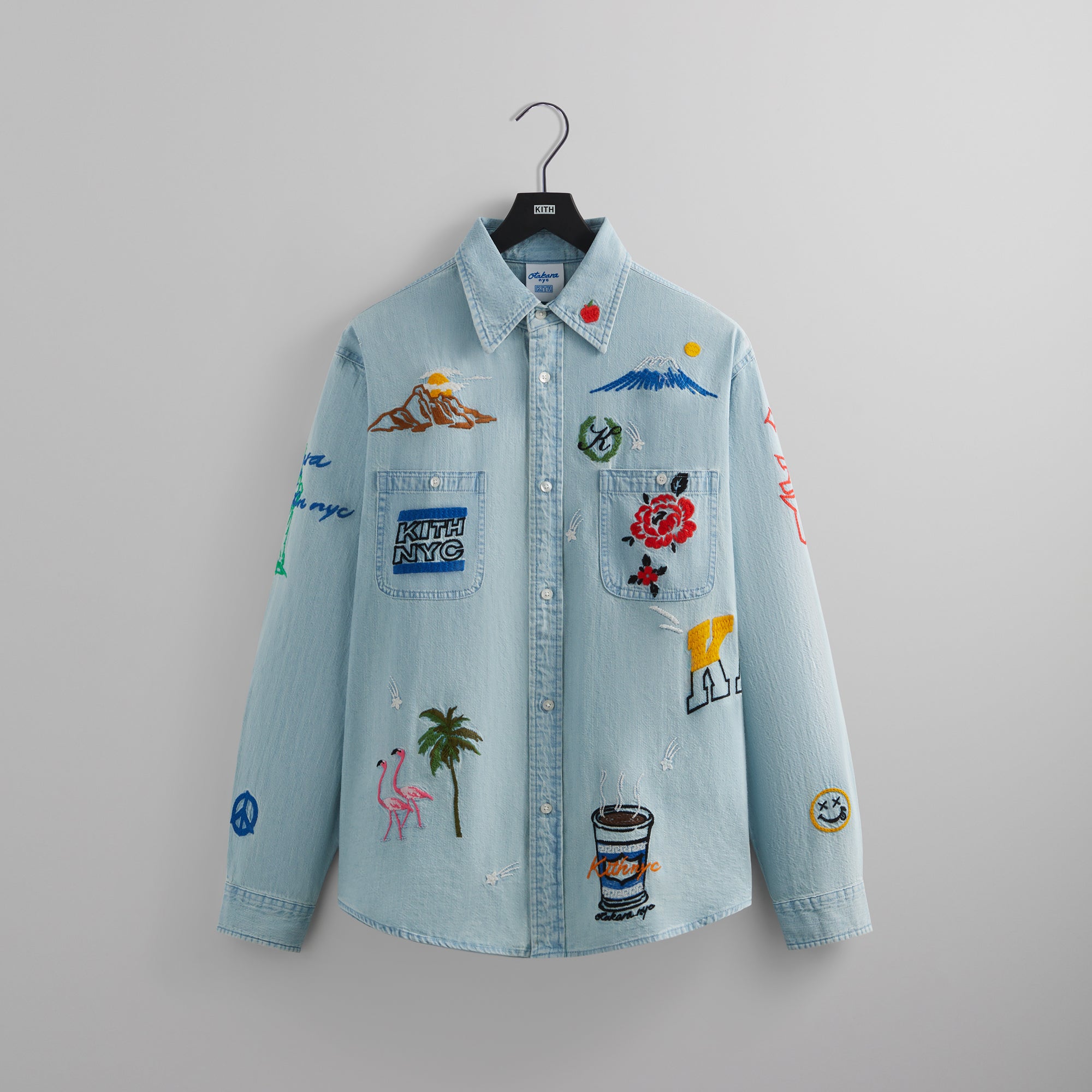 Kith for Otakara NYC Denim Apollo Shirt - Light Indigo – Kith Europe