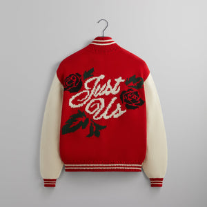 Kith Wyona Full Zip Varsity Sweater - Fame