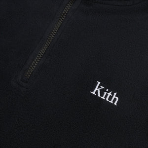 Kith Coleman Quarter Zip Hoodie - Black – Kith Europe