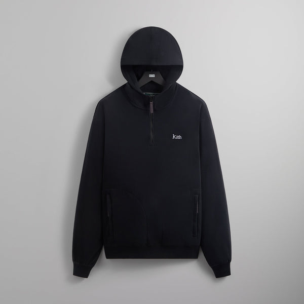 Kith Coleman Quarter Zip Hoodie - Black – Kith Europe