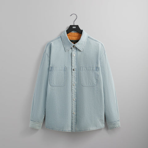 Kith Quilted Apollo Shirt - Light Indigo PH