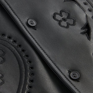 Kith Leather Reade Shirt - Black