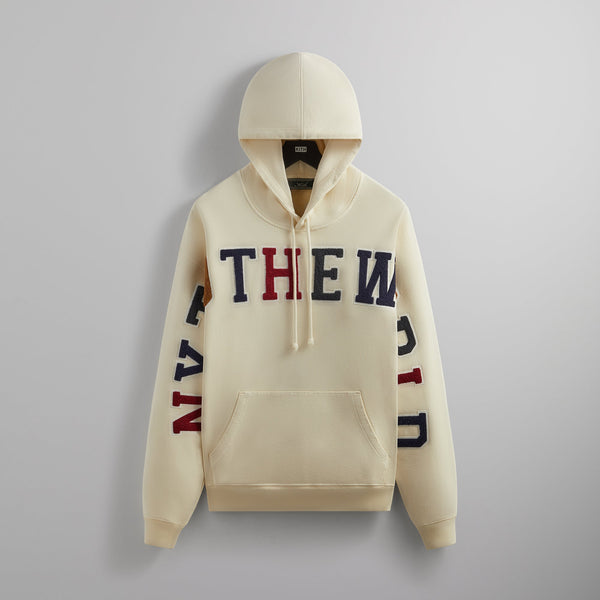 Kith NY To The World Nelson Hoodie - Sandrift – Kith Europe