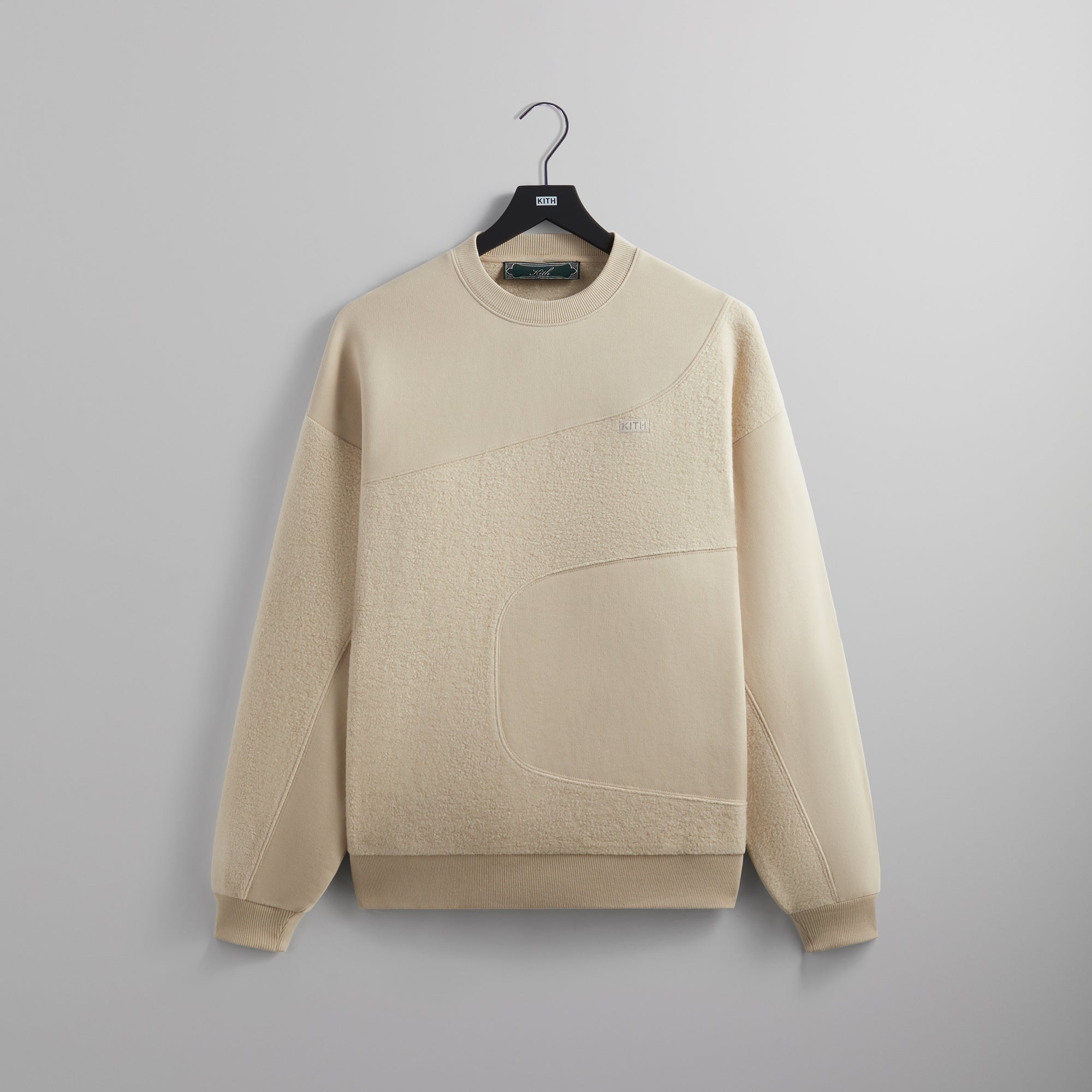 Kith Curved Seam Madison Crewneck - Sediment – Kith Europe