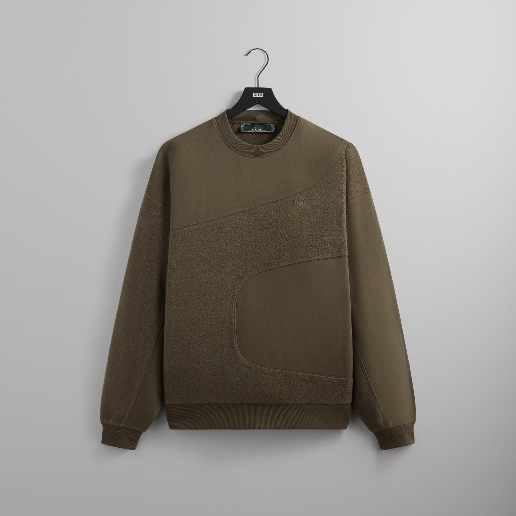 Kith Curved Seam Madison Crewneck - Chelonian – Kith Europe