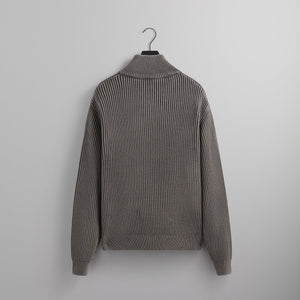 Kith 101 Garment Dyed Wyona Quarter Zip - Tarmac