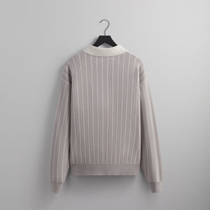 Kith 101 Nelson Collared Pullover - Light Heather Grey