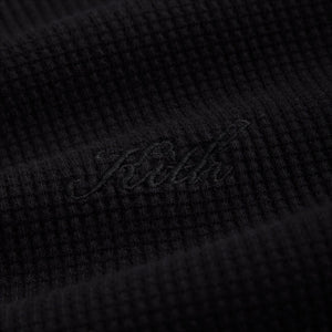 Kith Waffle Edson Hoodie - Black