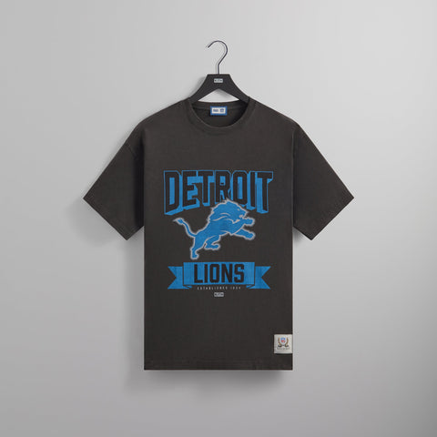 Kith for the NFL: Lions Vintage Tee - Black