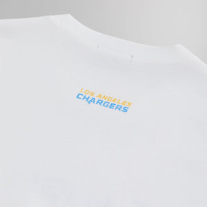 NFL Team Apparel Youth Los Angeles Chargers Game Time White T