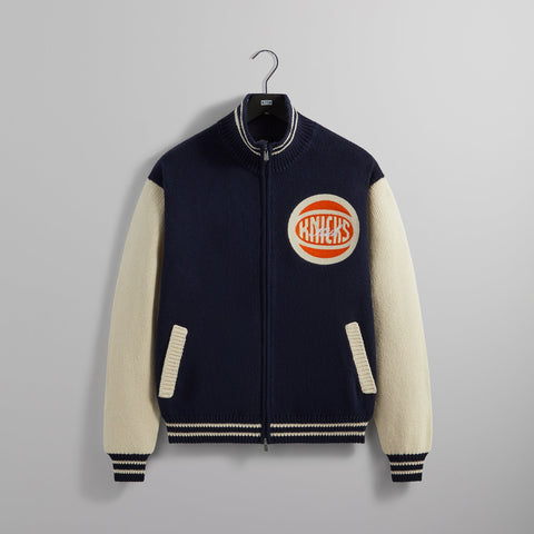 Kith for the New York Knicks Full Zip Sweater - Nocturnal