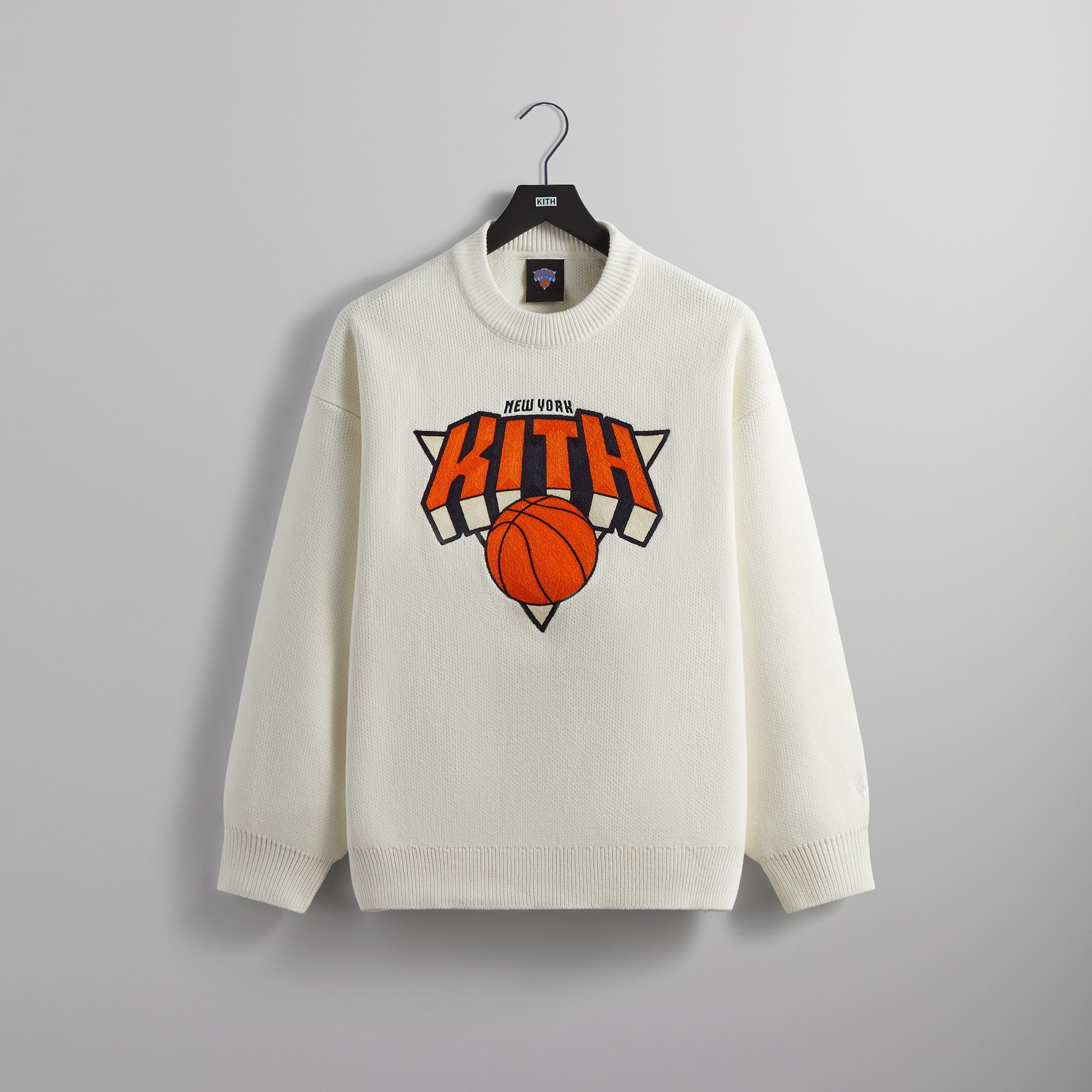 Kith for the New York Knicks Knit Crewneck - Silk – Kith Europe