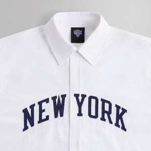 Kith for the New York Knicks Carson Buttondown - White