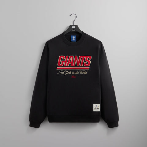 Kith for the NFL: Giants Nelson Vintage Crewneck - Black