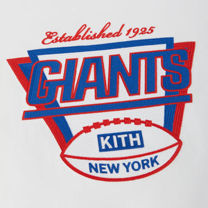 Kith for the NFL: Giants 1925 Nelson Crewneck - White – Kith Europe