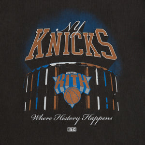 Kith for the New York Knicks MSG Vintage Tee - Black
