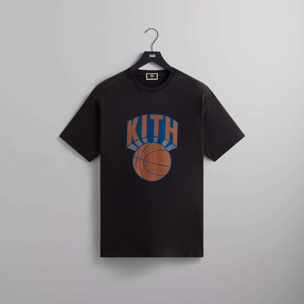 Kith for the New York Knicks Retro NY Vintage Tee - Black – Kith