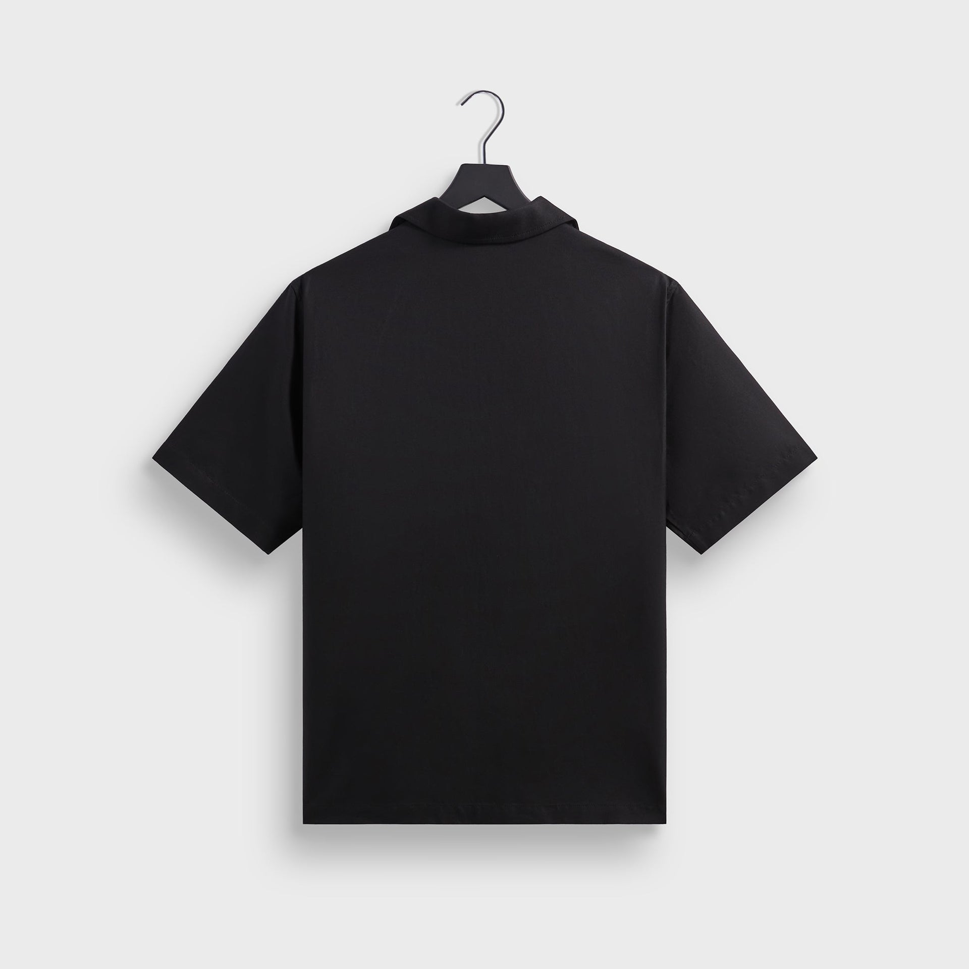 Kith Silk Cotton Thompson Camp Collar Shirt in Black