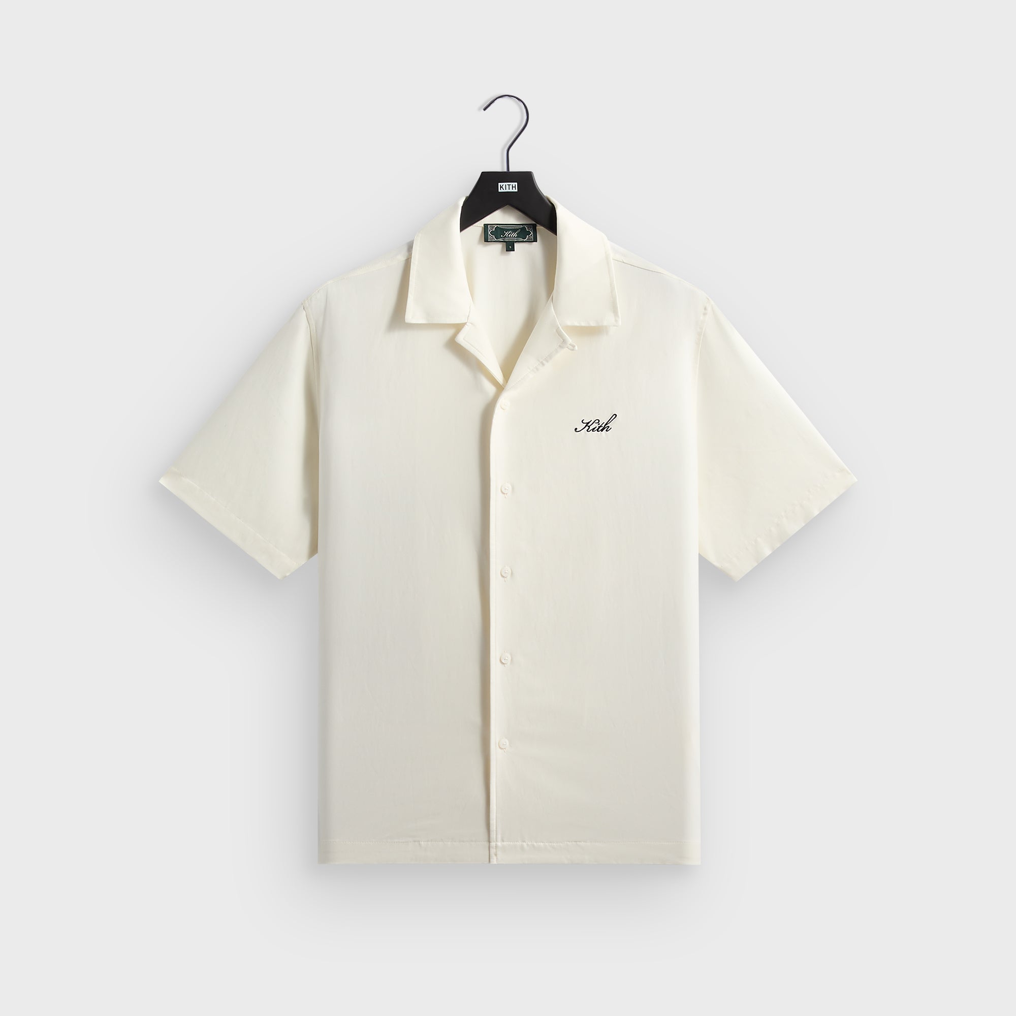 Kith Silk Cotton Thompson Camp Collar Shirt - Sandrift – Kith Europe
