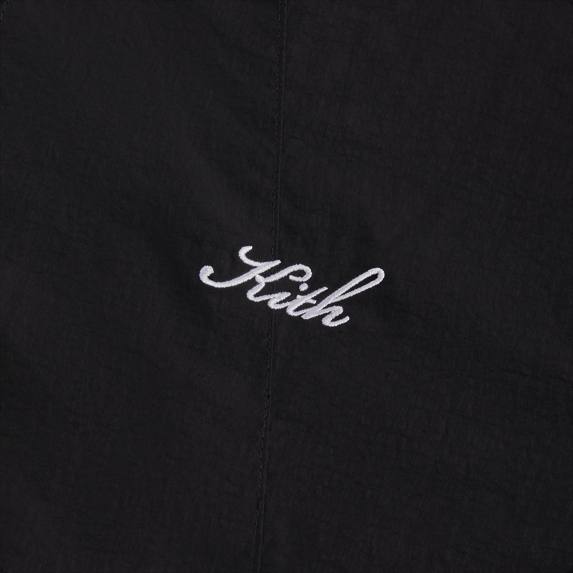 Kith Wrinkle Nylon Windsor Panelled Track Jacket - Black