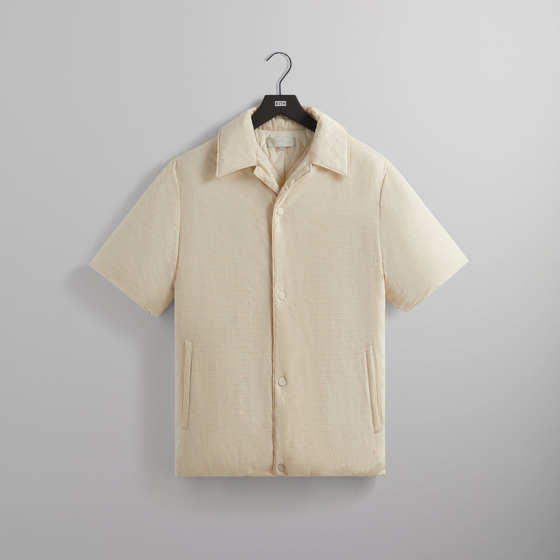 Kith Flocked Monogram Puffed Devon Shirt - Veil PH