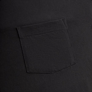Kith Long Sleeve Leonard Pocket Tee - Black