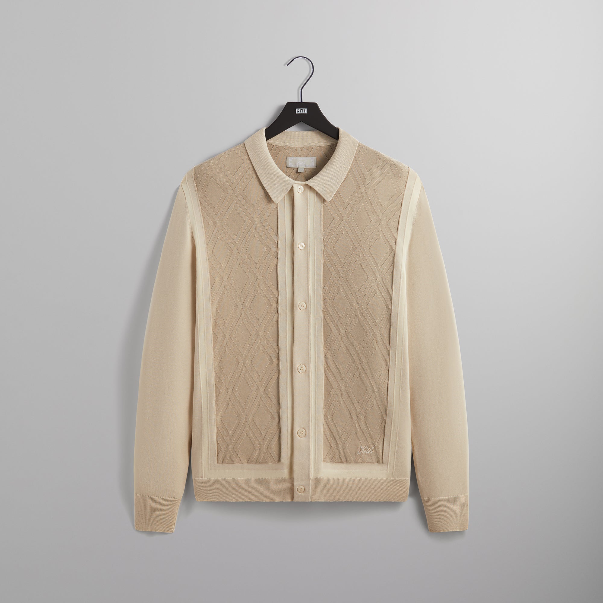 Kith Girard Cardigan - Veil – Kith Europe