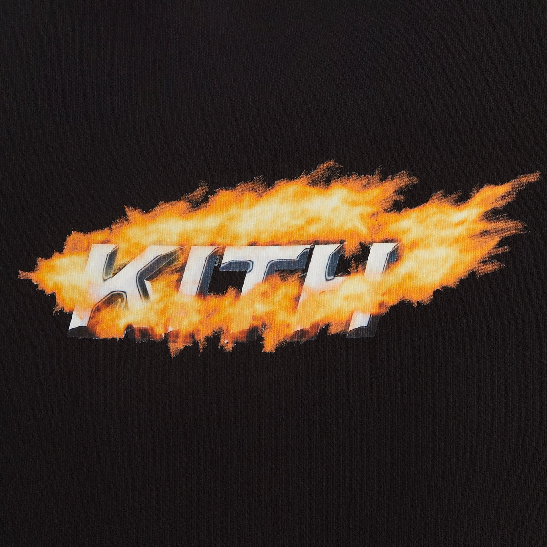 Kith Orbit Flame Vintage Nelson Crewneck - Black