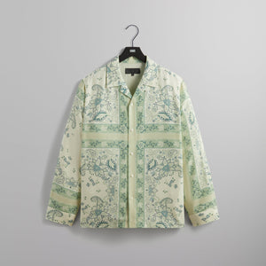 Kith 101 Vintage Floral Bandana Long Sleeve Thompson Shirt - Data PH