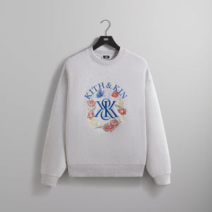 Kith K&K Monogram Nelson Crewneck - Light Heather Grey PH