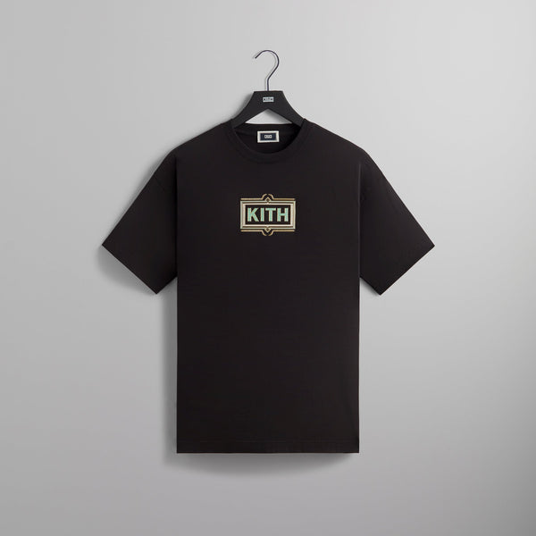 Kith Ornate Classic Logo Tee - Black – Kith Europe
